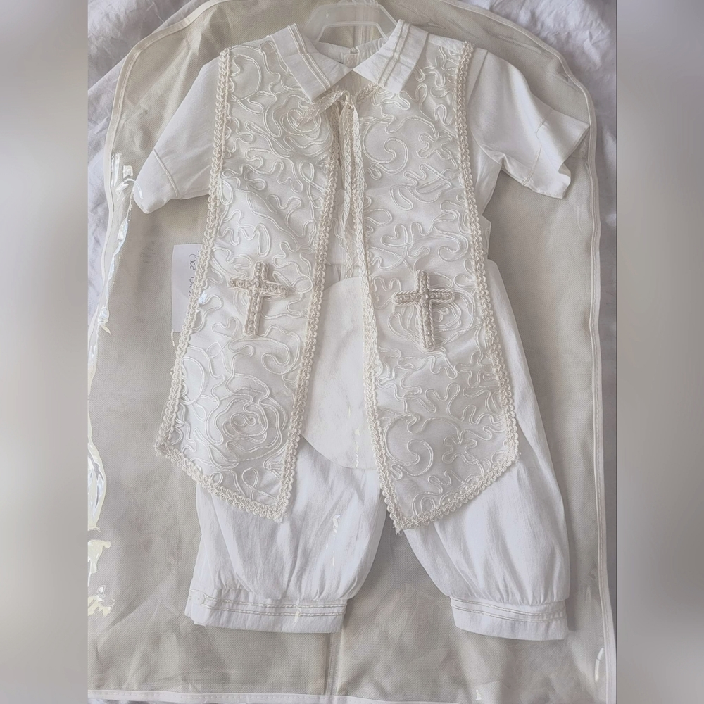 Boy baptismal/christening outfit